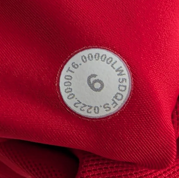 Lululemon Base Pace High-Rise Running Tight 28 Dark Red 6